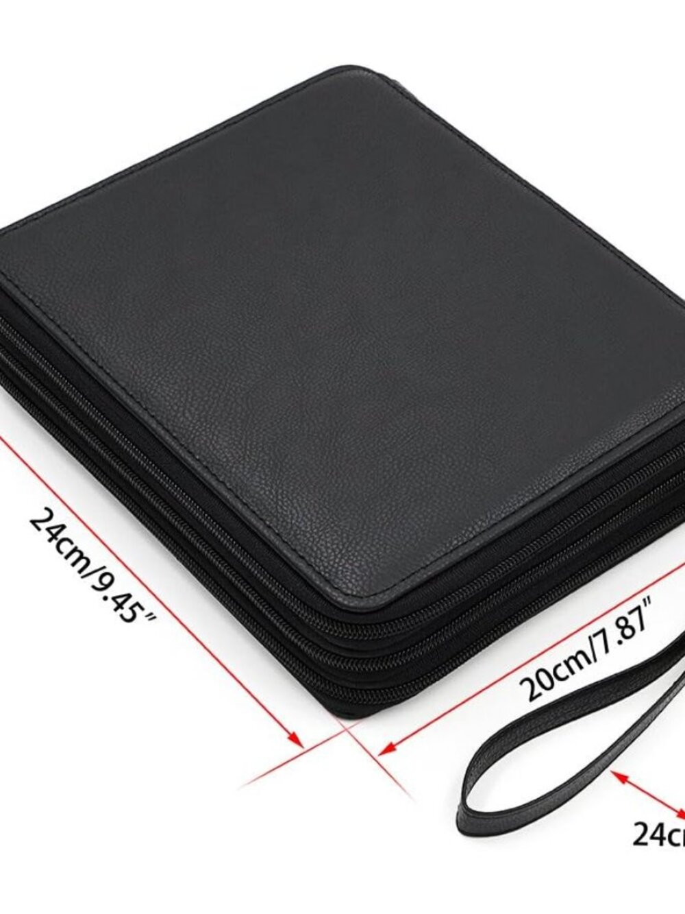 Deluxe PU Leather Pencil Case For Colored Pencils - 120 Slot Pencil Holder with - Picture 3 of 7